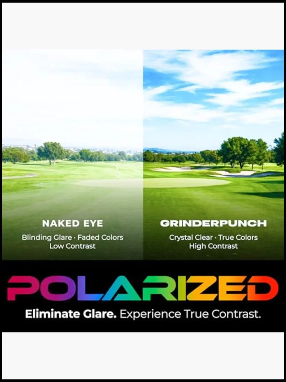 XL Polarized UV400 Sunglasses for Men - 2 Pack